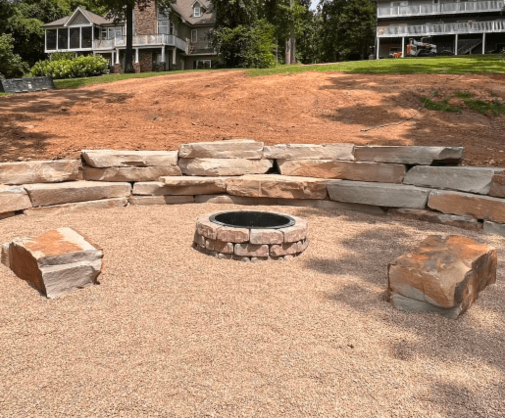 successful hardscape project in chattanooga